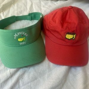 Masters visor and women’s cap